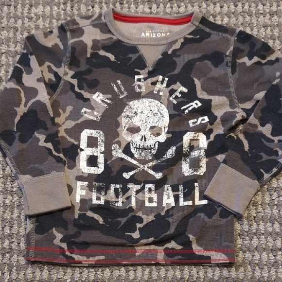 Arizona Jean Company Blue, Yellow, and Camouflage Long Sleeve Tees - Picture 7 of 9